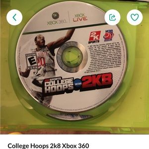 College hoops 2k8 Xbox 360